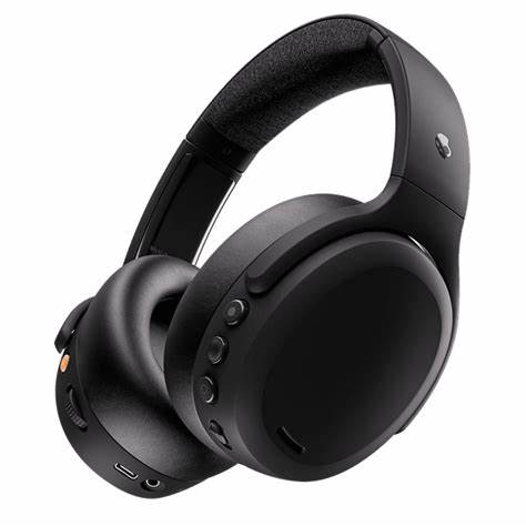 Ear Noise Canceling Wireless Headphones Skull candy Crusher Alexa Enabled - Black